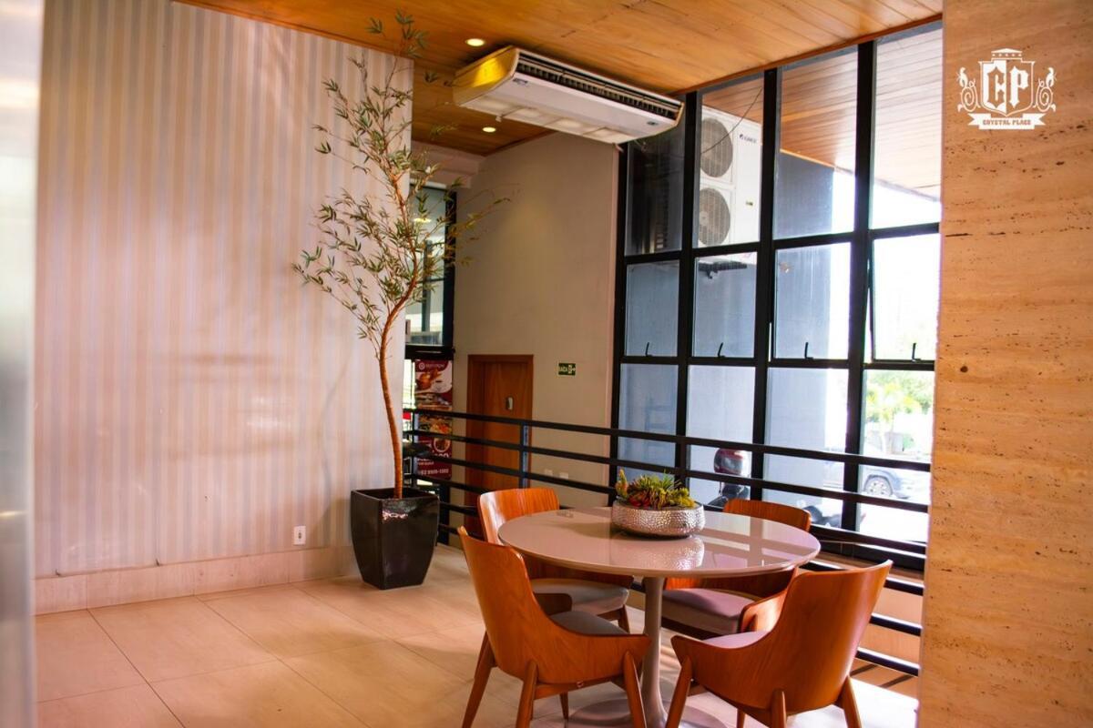Elegancia & Conforto Flat Mobiliado Goiania Bagian luar foto