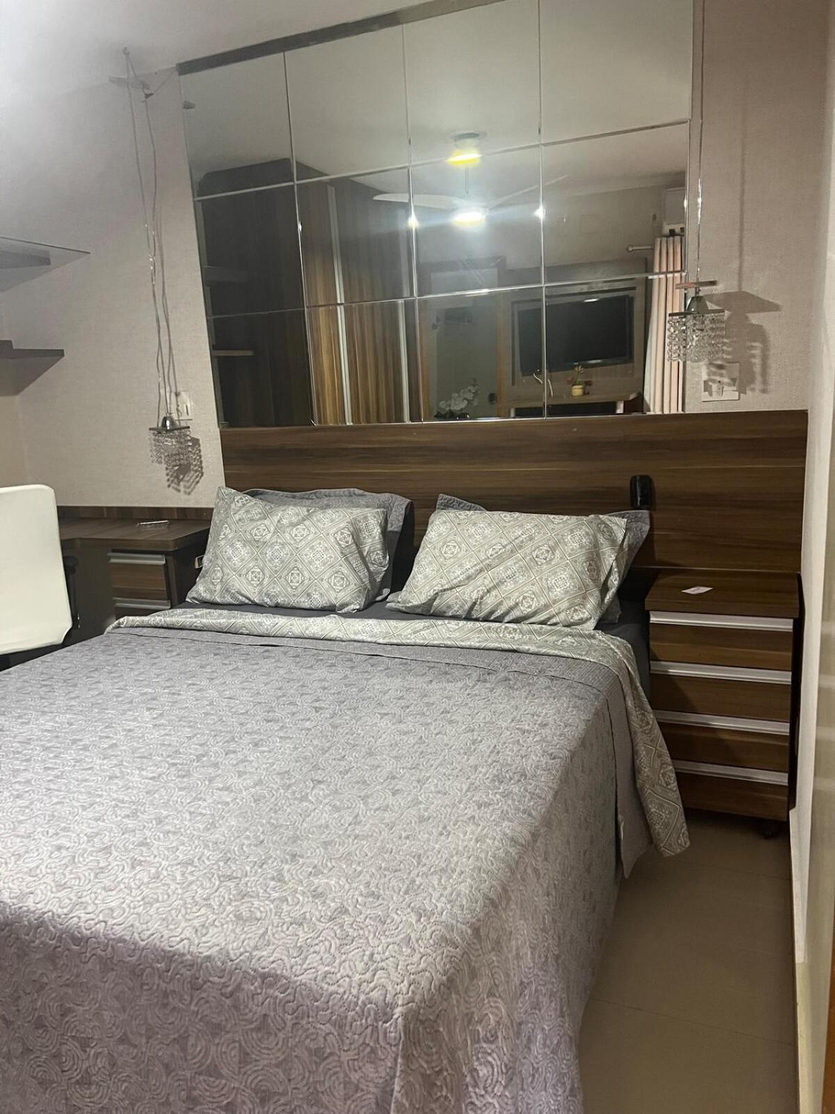 Elegancia & Conforto Flat Mobiliado Goiania Bagian luar foto