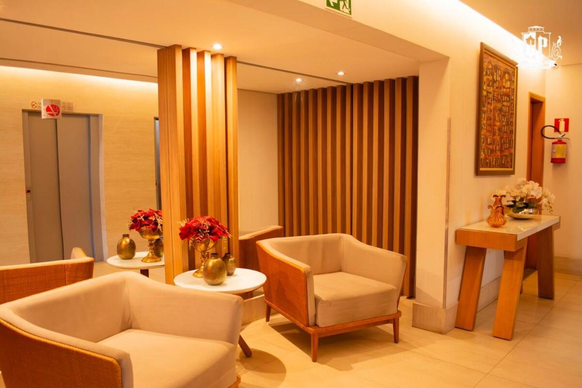 Elegancia & Conforto Flat Mobiliado Goiania Bagian luar foto